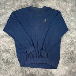 Vintage CHAPS Ralph Lauren Crested Navy Sweatshirt